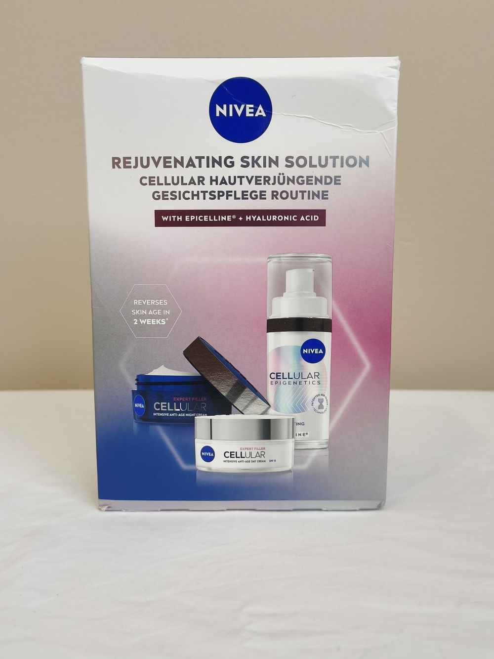 NIVEA Cellular Epigenetics Rejuvenating Skin Solution 3-Piece Set NEW